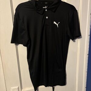 Puma Men's Classic Black Polo Shirt